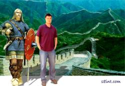 IN CHINA:: A GOLDEN HAIRED MUMMY TALLER THAN YAO MING ?