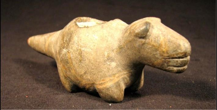Penn Museum Sculptured Artifact is Brachytrachelopan
