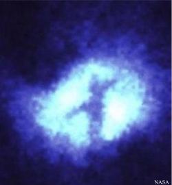 Gateway to HEAVEN, Or Galactic Sized Pareidolia?  NASA Hubble Telescope finds Amazing Cross Structure at Centre of Galaxy