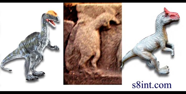 Dinosaurs at the &quot;Temple&quot;; The Angkor Wat Stegosaur; the Bi-Pedal Dinosaur and Giant Creature at Umm El-Kanatir and Others